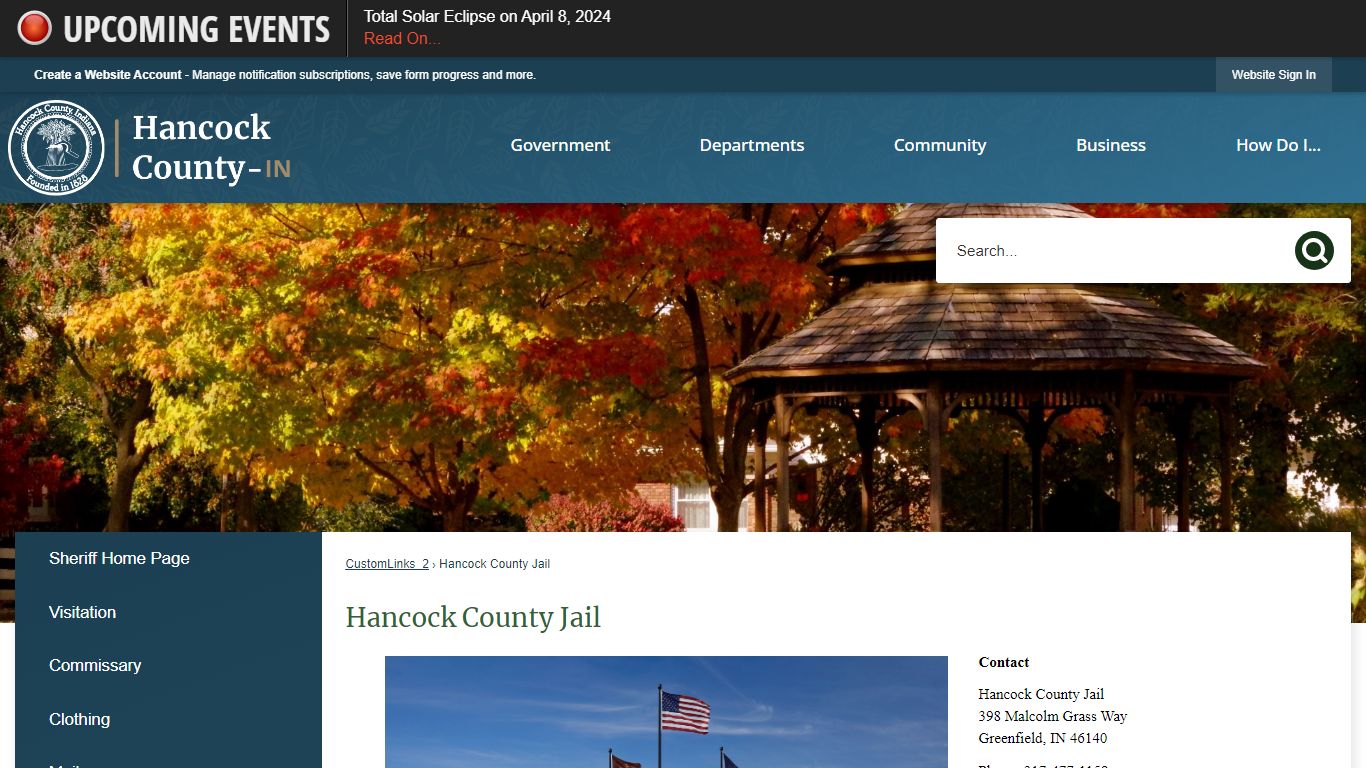 Hancock County Jail | Hancock County, IN